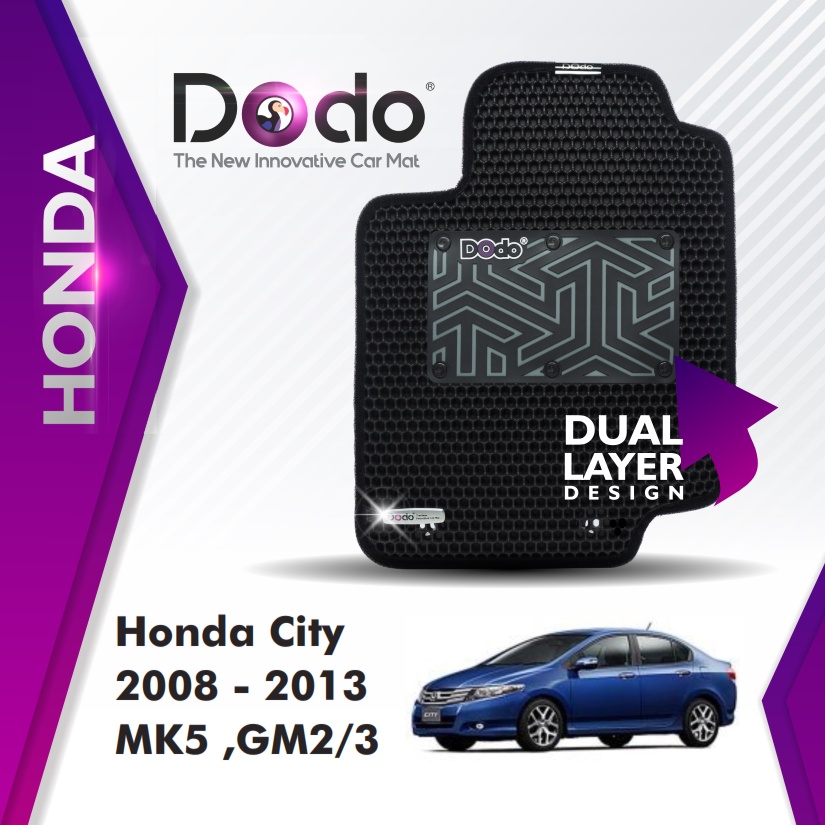 Dodo® Car Mat Honda City 2008 - 2013 GM2