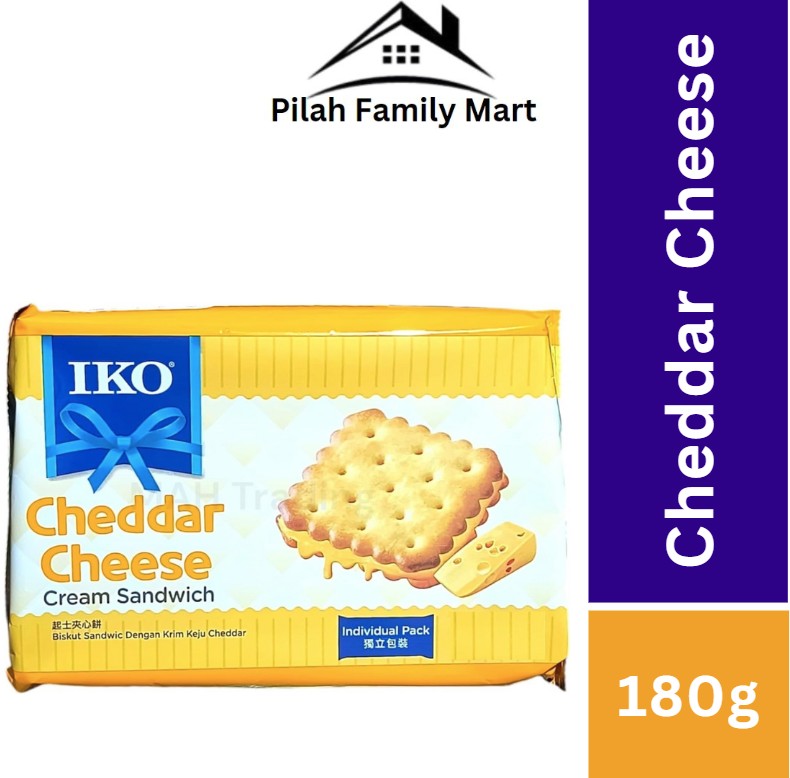 Cheddar Cheese IKO Cream Sandwich Biscuit 180g