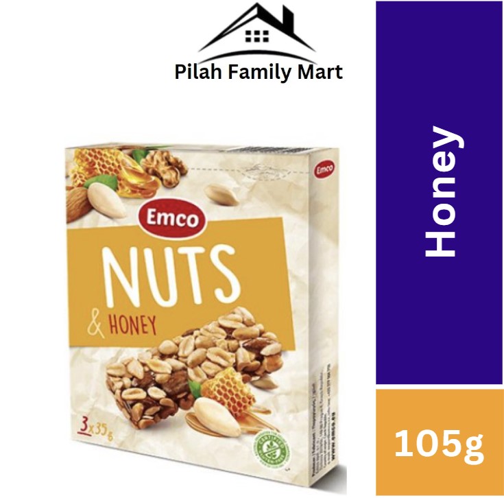 Nuts and Honey EMCO Muesli Bars 105g