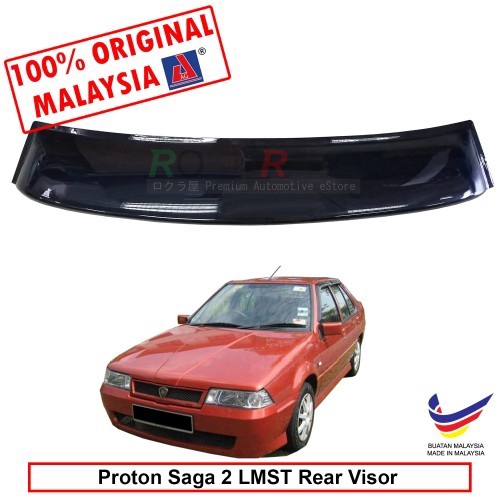 Proton Saga 2 LMST Aeroback 2004-2008 AG Rear Wing Spoiler Visor (Big 20cm)