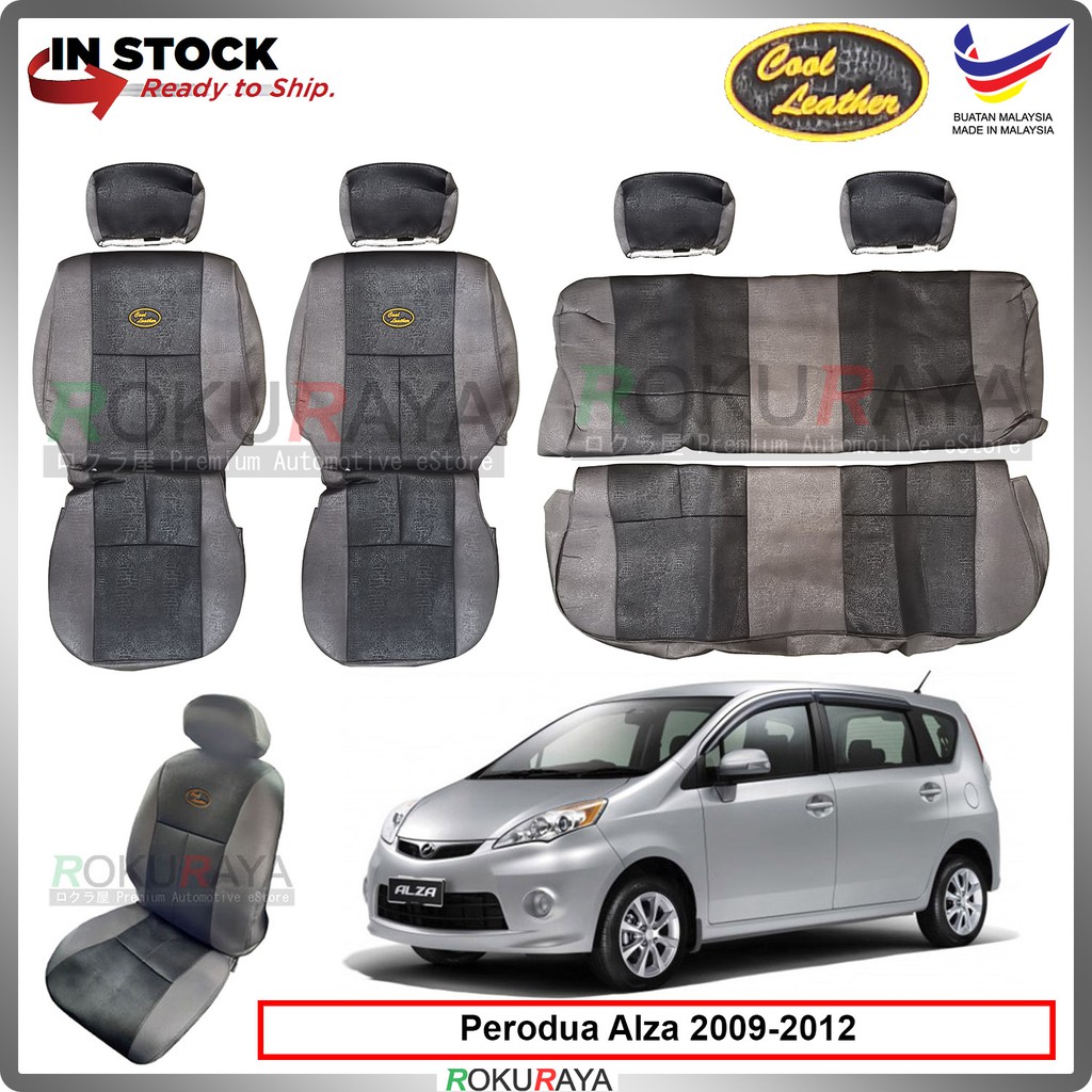 Perodua Alza 2009-2012 Cool Leather Coolmax Custom Fitting Cushion Cover Car Seat