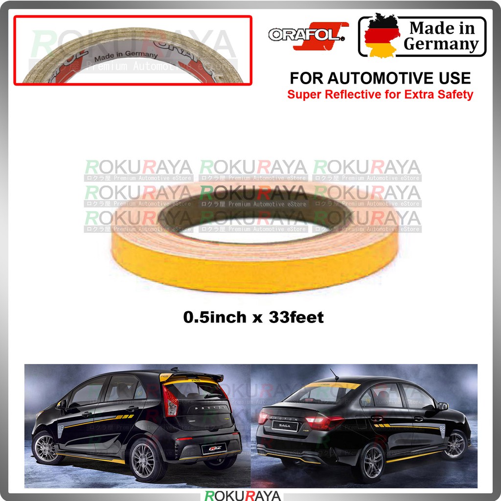 [ORAFOL GERMANY] Proton Saga Iriz R3 Anniversary Edition Universal Reflective Vinyl Wrap Film Car St