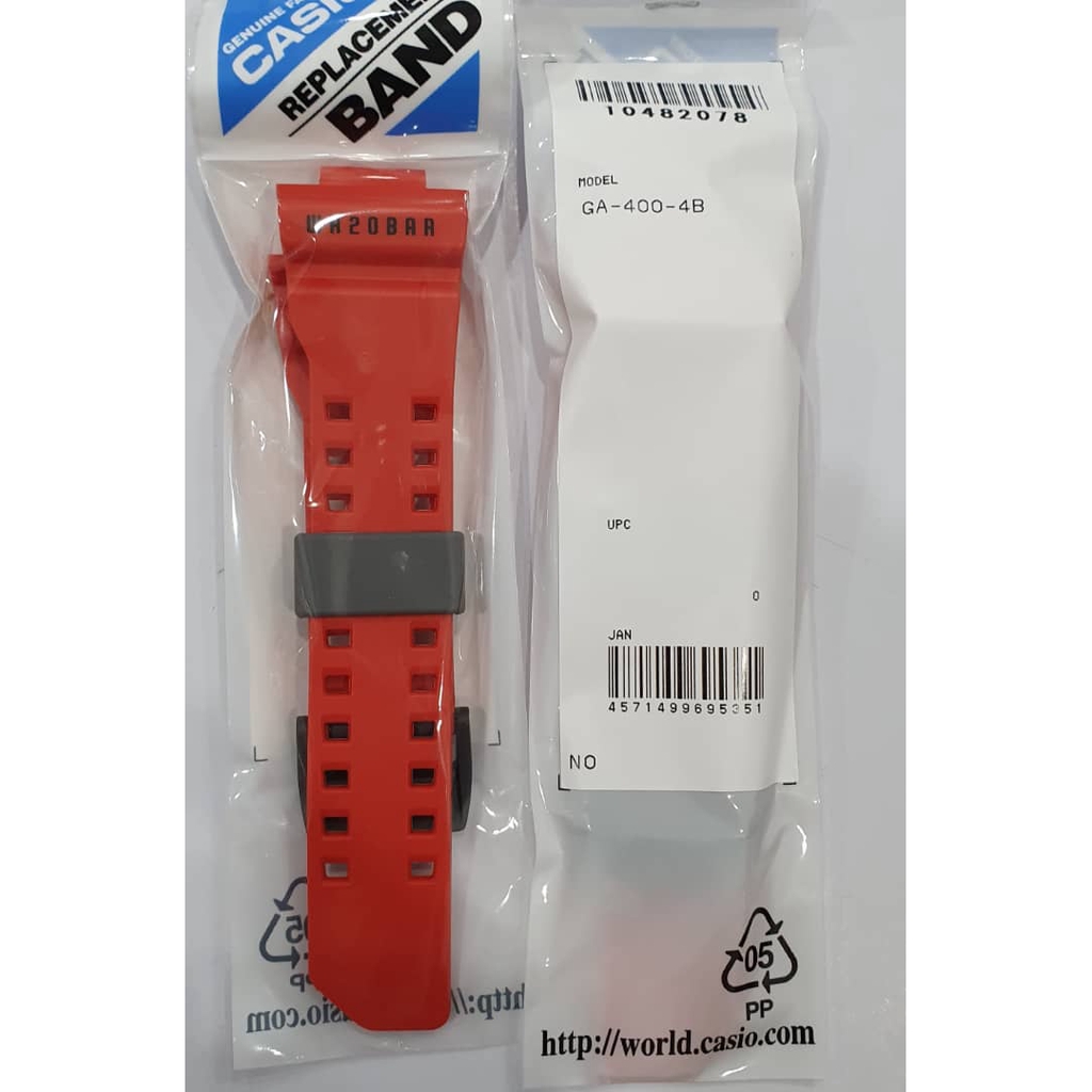Casio G-Shock GA-400-4B Replacement Parts -Band ..