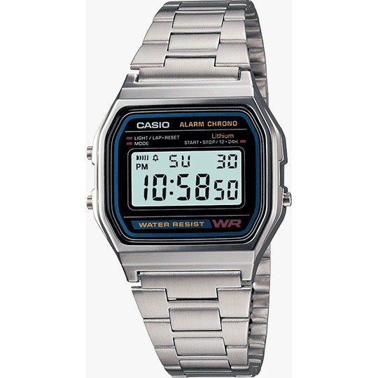 CASIO original A158WA Retro Digital Unisex Watch ..A158WA-1D