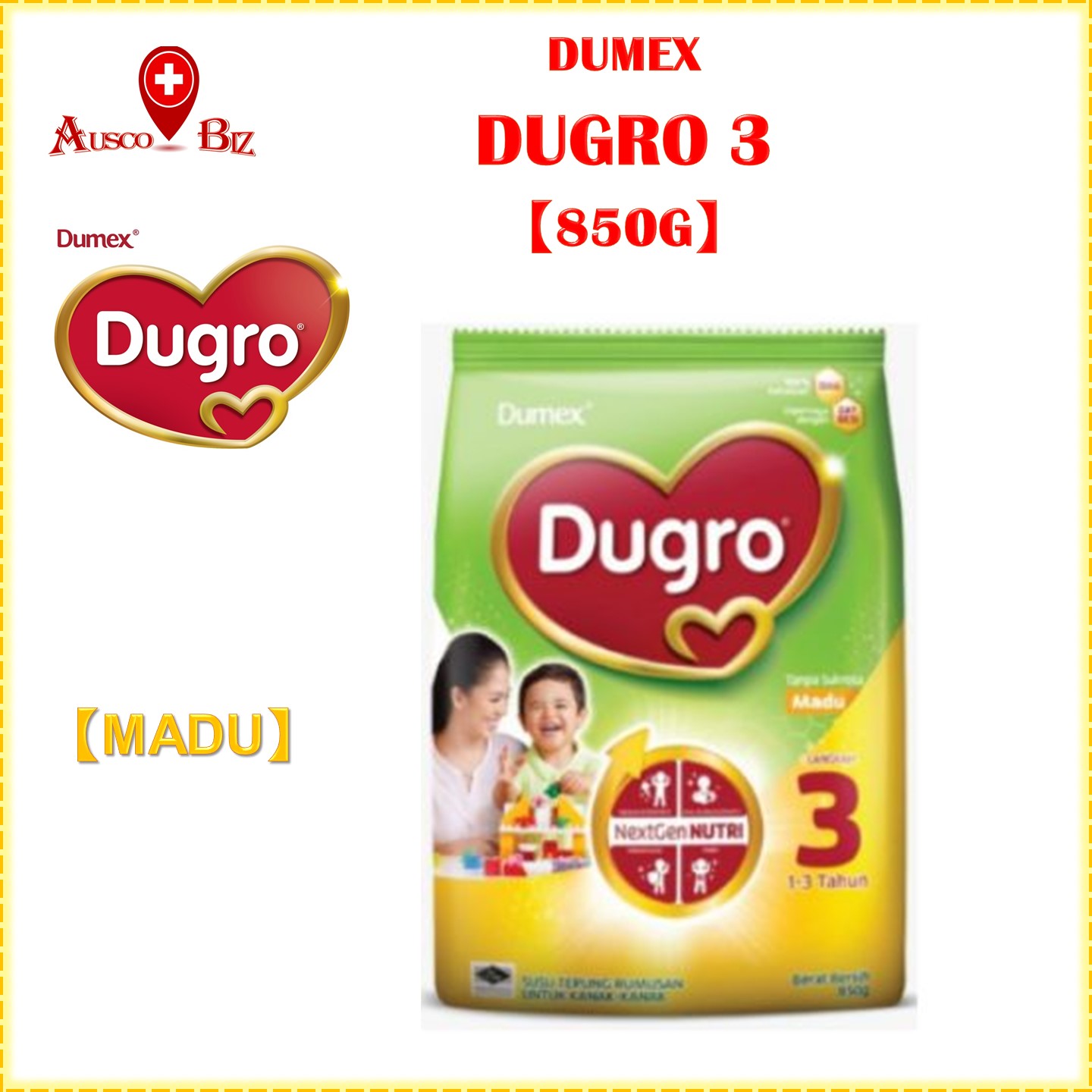 DUGRO 3/4/5 850G 【FREE 1 BED BUDDIES WITH EVERY PURCHASE OF 3 x 850G】