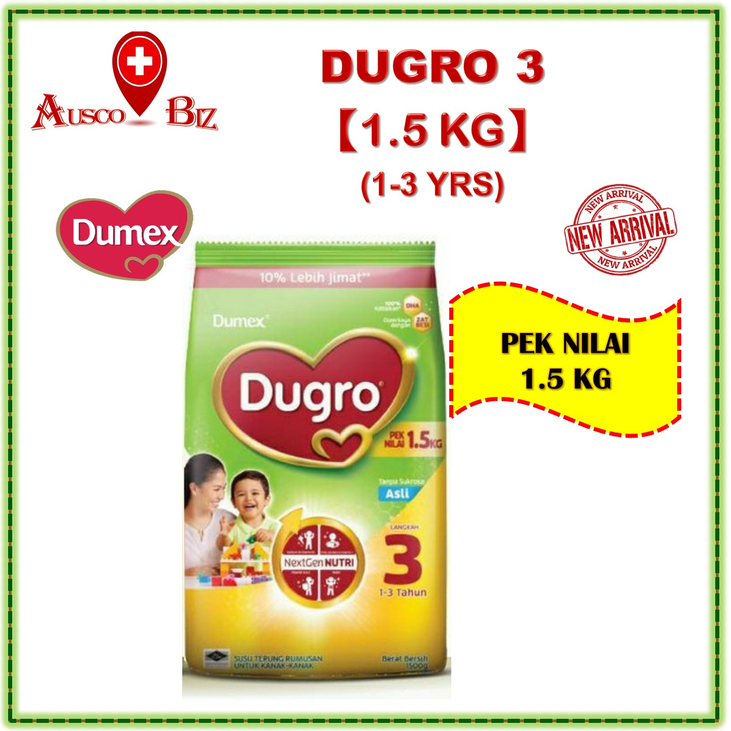 DUGRO 3 & 4 1.5KG {PEK NILAI}