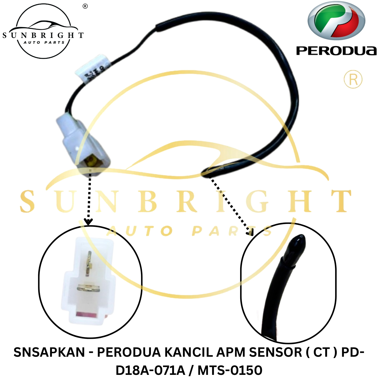 SNSAPKAN - PERODUA KANCIL APM SENSOR ( CT ) PD-D18A-071A / MTS-0150