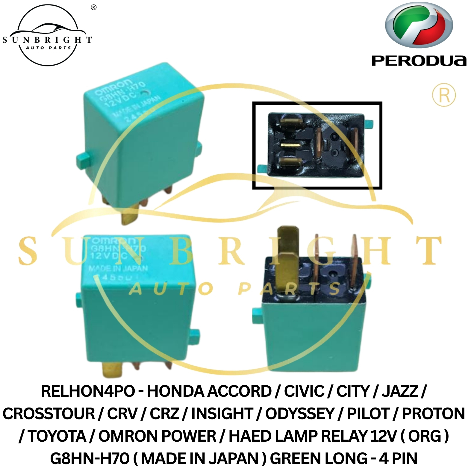 HONDA ACCORD / CIVIC / CITY / JAZZ / CROSSTOUR / CRV / CRZ / INSIGHT / ODYSSEY / PILOT / PROTON / TO