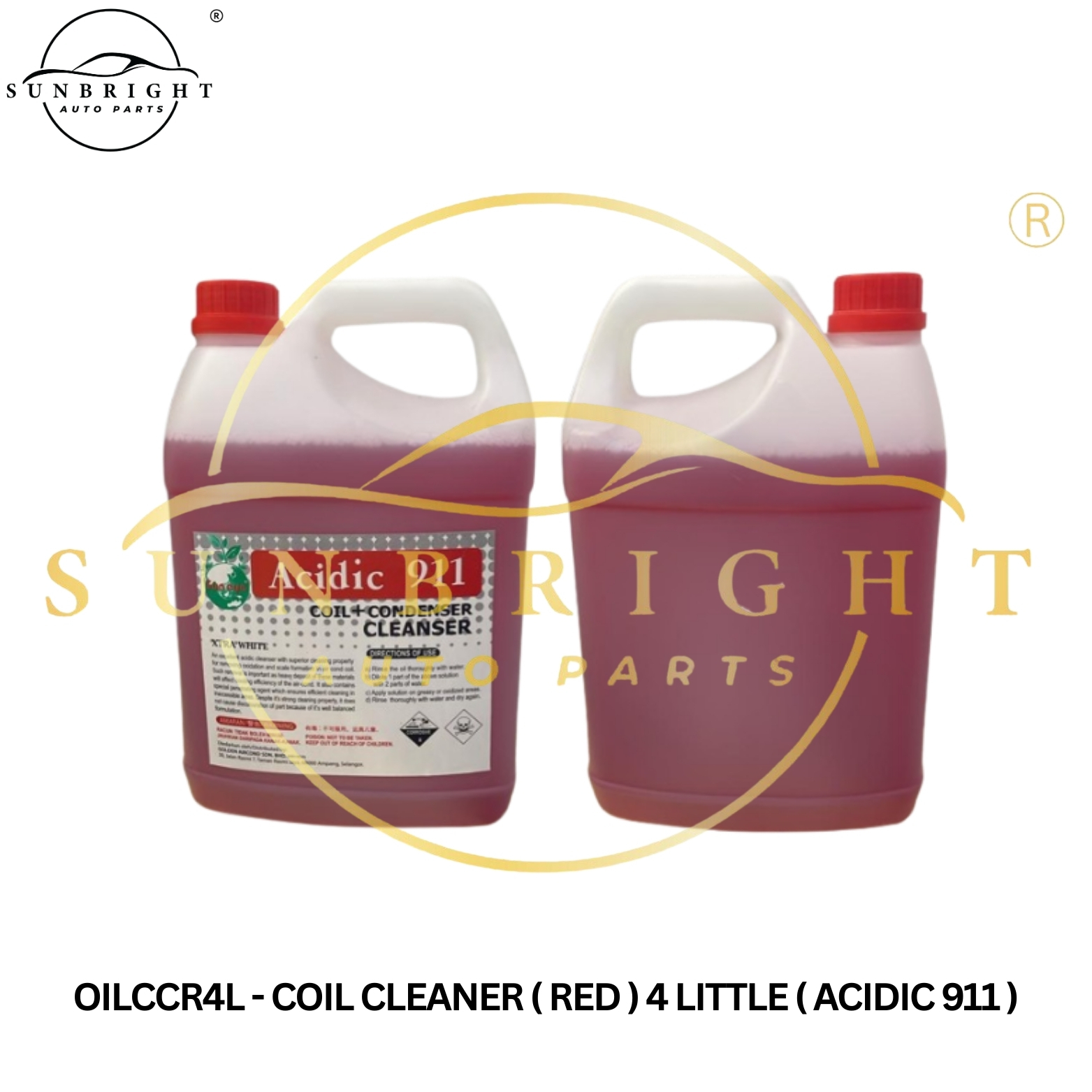 COIL CLEANER ( RED ) 4 LITTLE ( ACIDIC 911 )