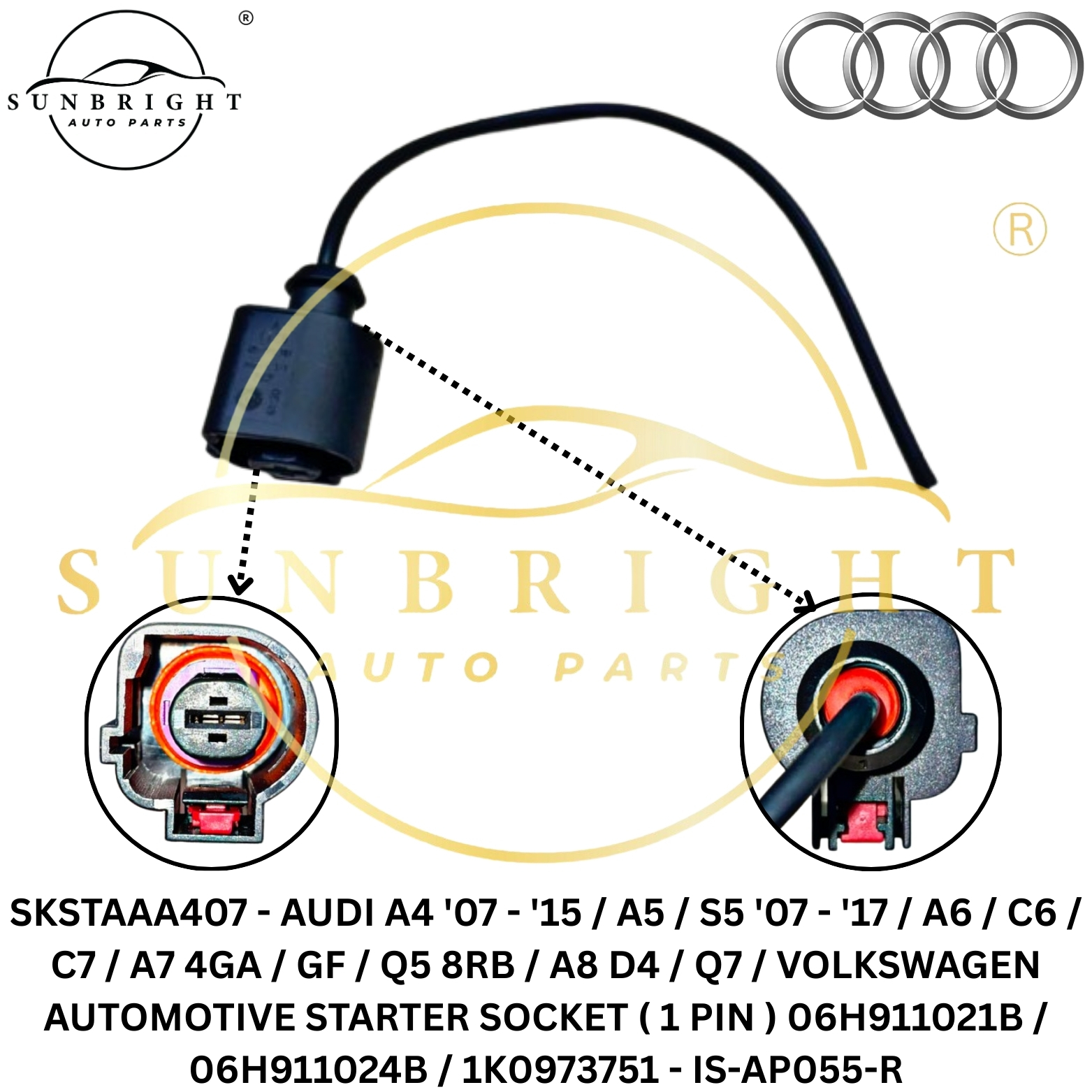 AUDI A4 '07 - '15 / A5 / S5 '07 - '17 / A6 / C6 / C7 / A7 4GA / GF / Q5 8RB / A8 D4 / Q7 AUTOMOTIVE 