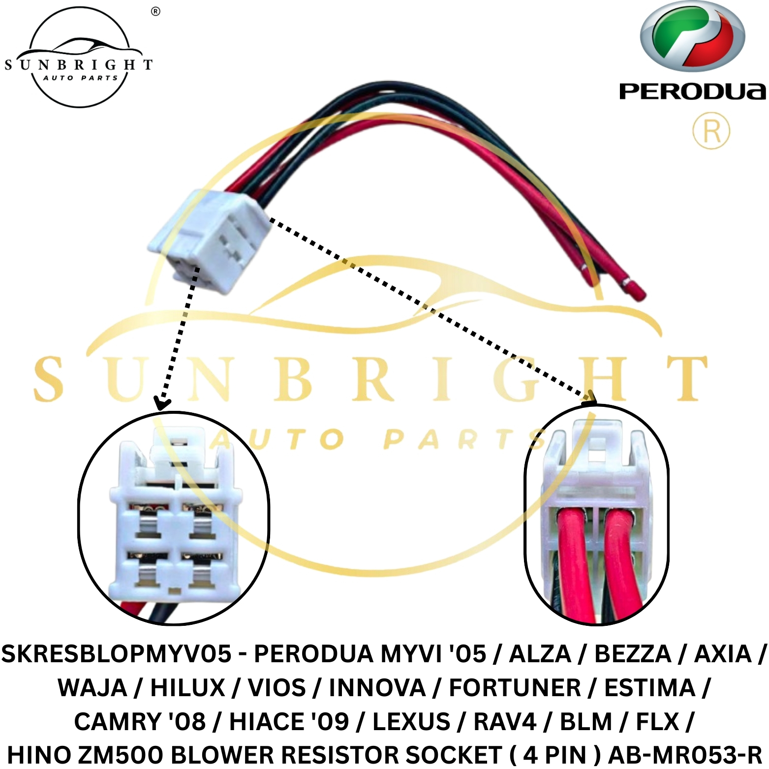 PERODUA MYVI '05 / ALZA / BEZZA / AXIA / WAJA / HILUX / VIOS / INNOVA / FORTUNER / ESTIMA / CAMRY '0