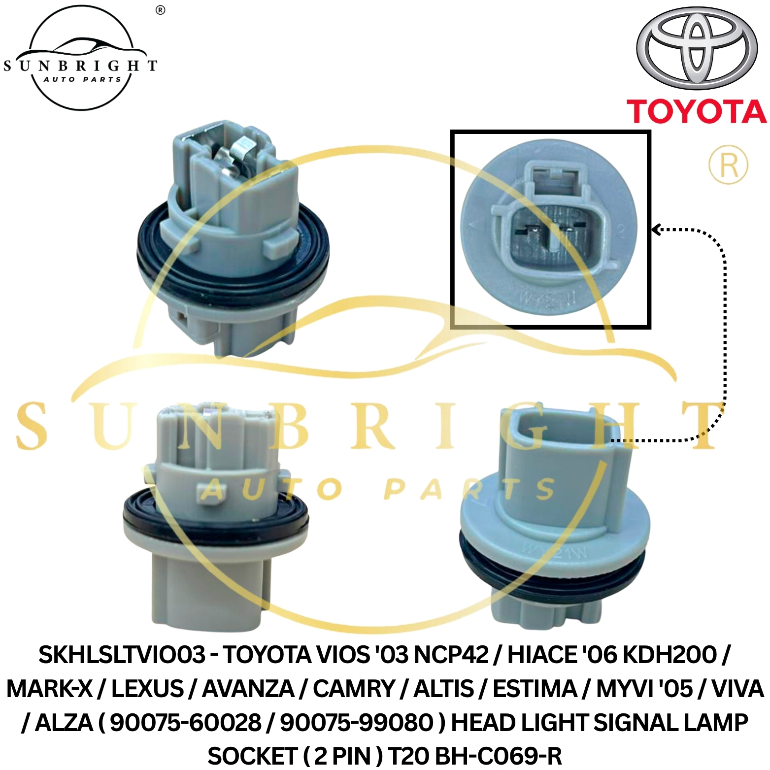 TOYOTA VIOS '03 NCP42 / HIACE '06 KDH200 / MARK-X / LEXUS / AVANZA / CAMRY / ALTIS / ESTIMA / MYVI '