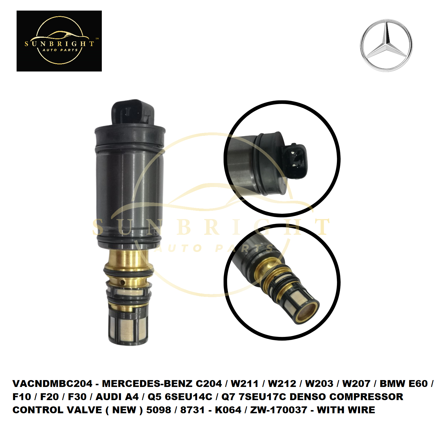 MERCEDES-BENZ C204 / W211 / W212 / W203 / W207 / BMW E60 / F10 / F20 / F30 / AUDI A4 / Q5 6SEU14C /