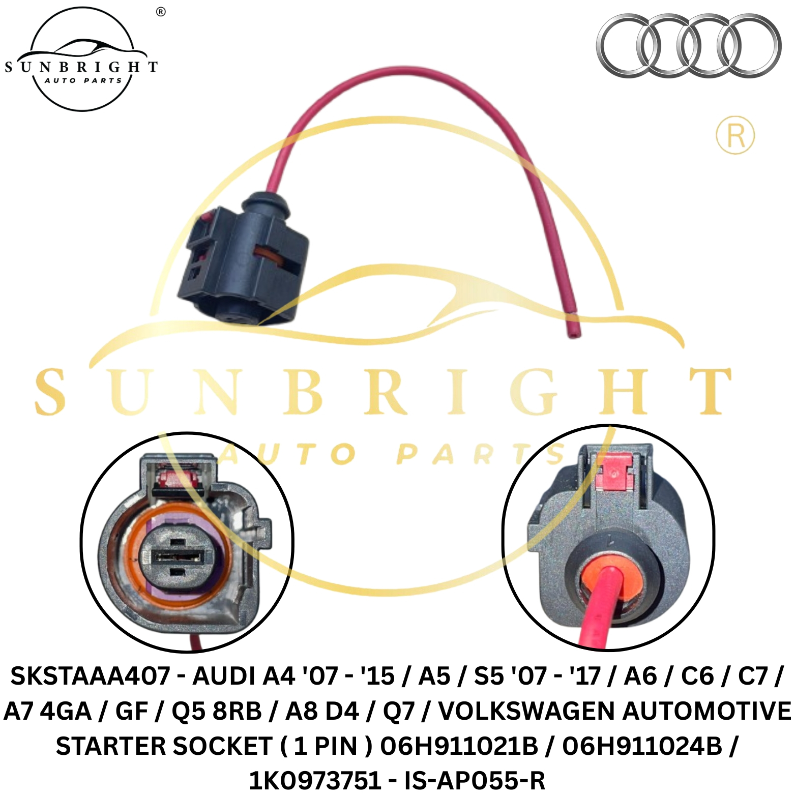 AUDI A4 '07 - '15 / A5 / S5 '07 - '17 / A6 / C6 / C7 / A7 4GA / GF / Q5 8RB / A8 D4 / Q7 AUTOMOTIVE 