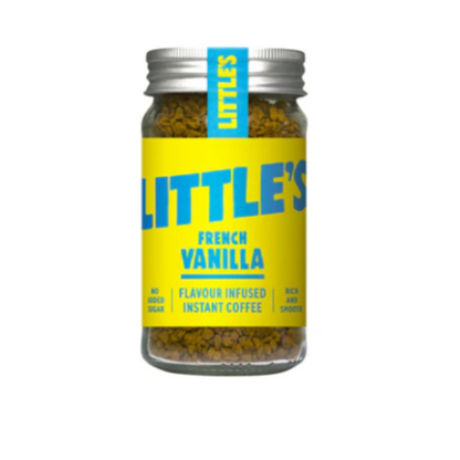 LITTLE'S INSTANT COFFEE 50G IRISH CREAM/ RICH HAZELNUT/ CREAMY CARAMEL/ FRENCH VANILLA
