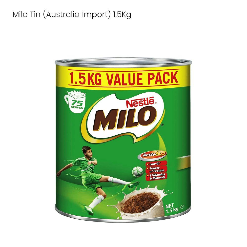 MILO (Australia Import) 1.1kg / 1.25kg / 1.5kg Tin - Original Australian Milo