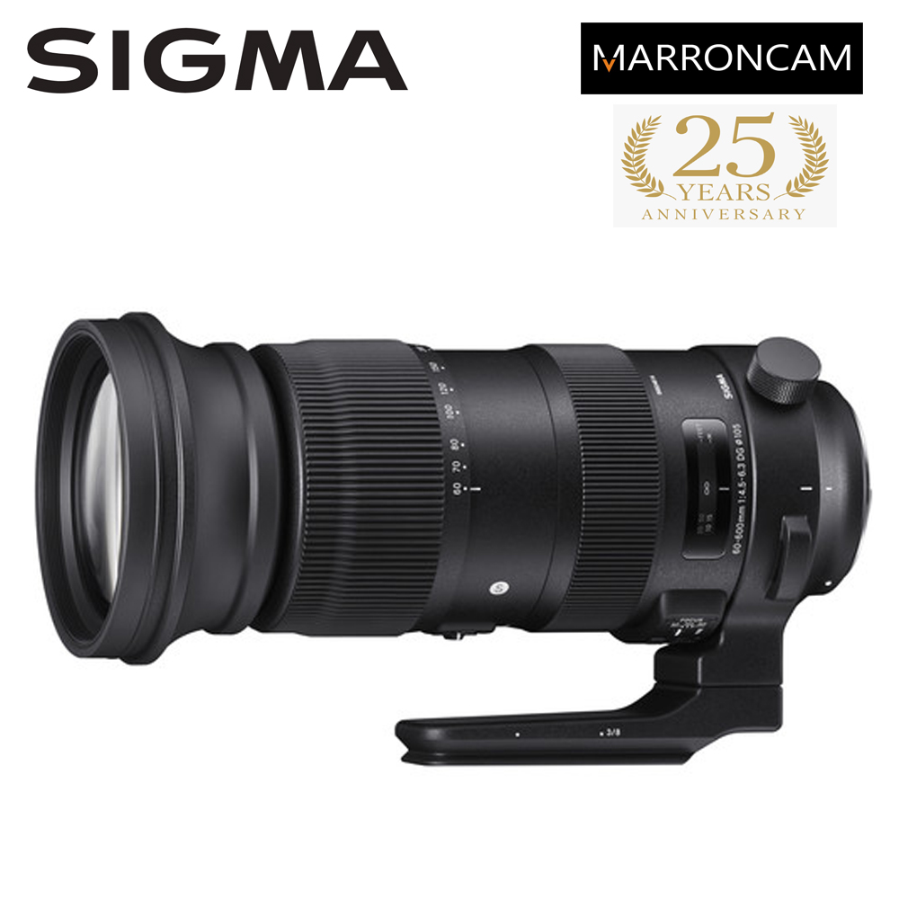 Sigma 60-600mm f/4.5-6.3 DG OS HSM Sports Lens for Canon EF/ NIKON F