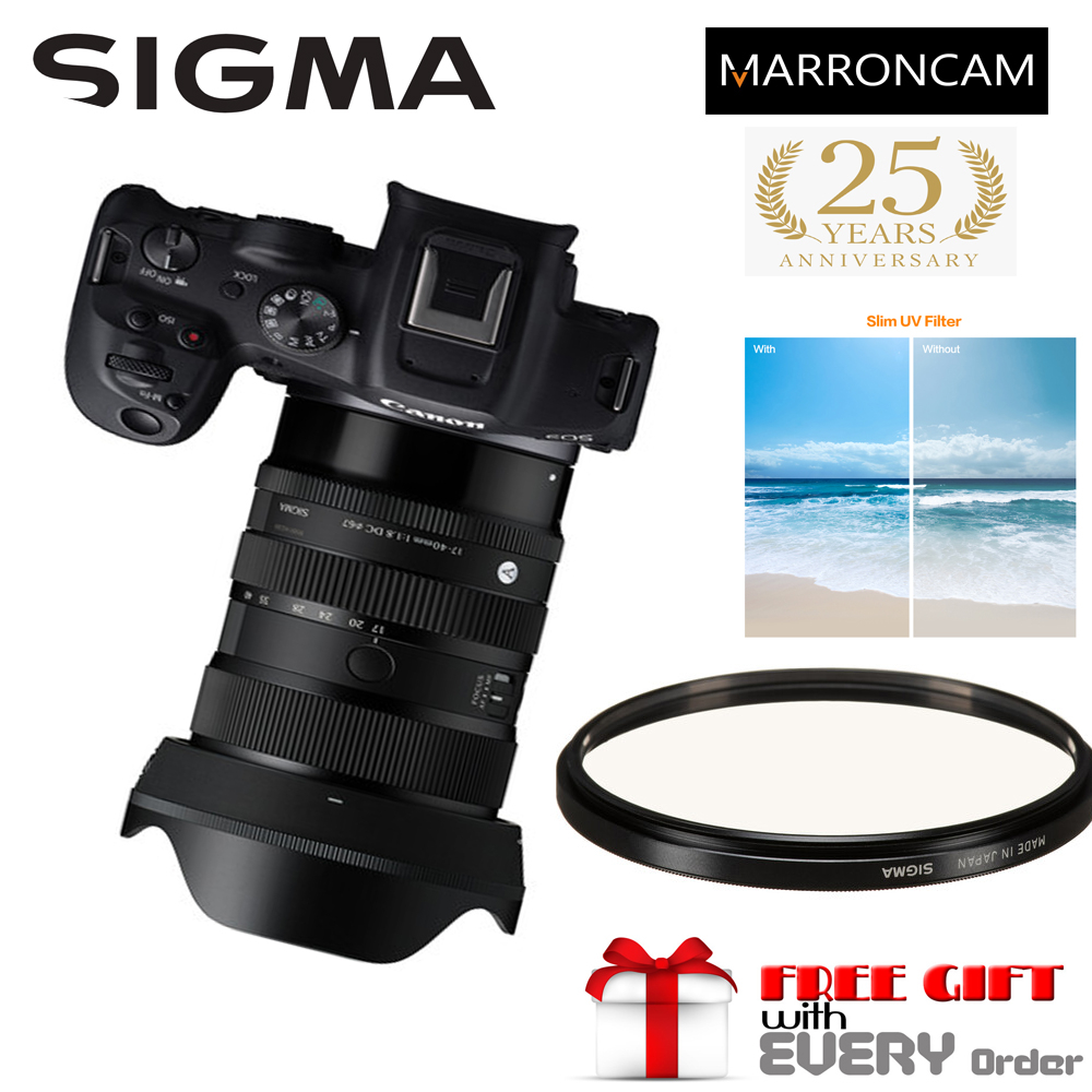 Sigma 17-40mm f/1.8 DC Art Lens (Canon RF)
