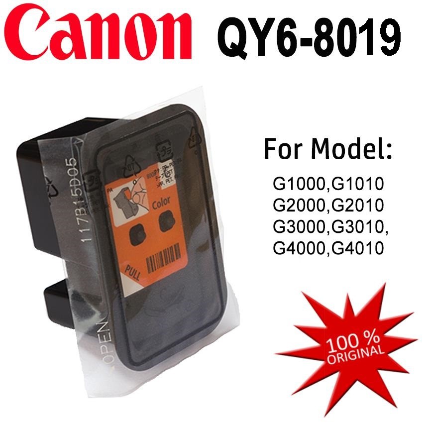 Original Genuine Canon QY6-8007 / QY6-8019 Colour Print Head For G1000,G1010,G2000,G2010,G3000,G3010