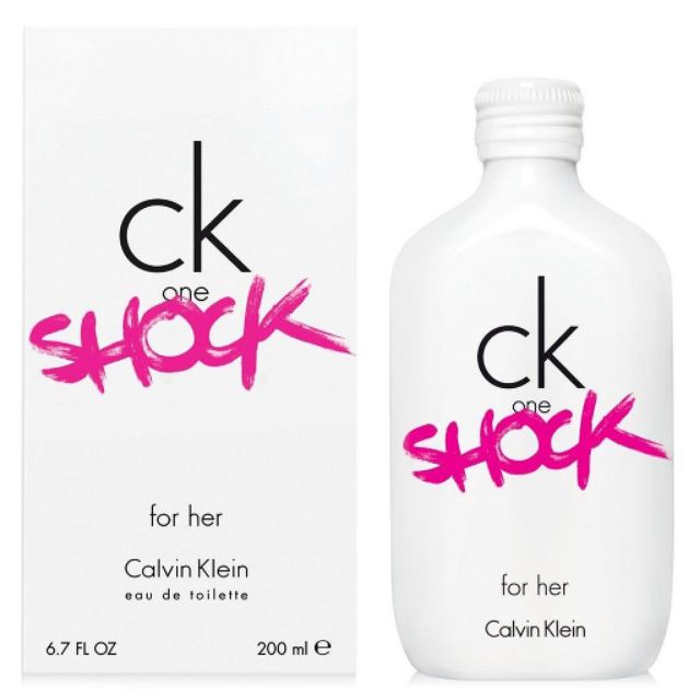 ♨️FLASH SALE ️CK ONE SHOCK FOR HER BY CALVIN KLEIN 200ml