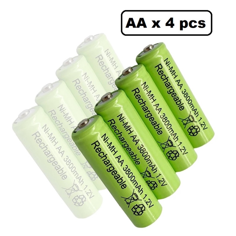 [ READY STOCK ]  8 Slots LCD Rechargeable Battery Charger NIMH AA/ AAA Independent Slot Bateri Penge