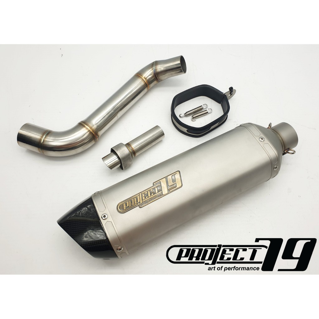 Project79 Exhaust GPX DEMON 150GN/GR Slip on Piping Muffler Stainless Steel Project 79 Accessories 1