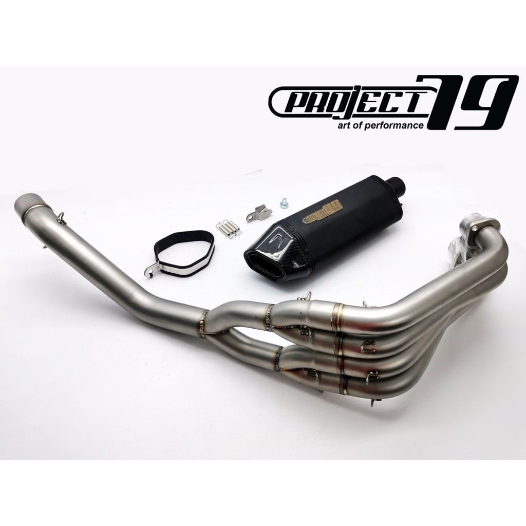 Project79 Exhaust Honda CBR650F CB650F 2014-2017 Full System Piping Muffler Stainless Steel Project 