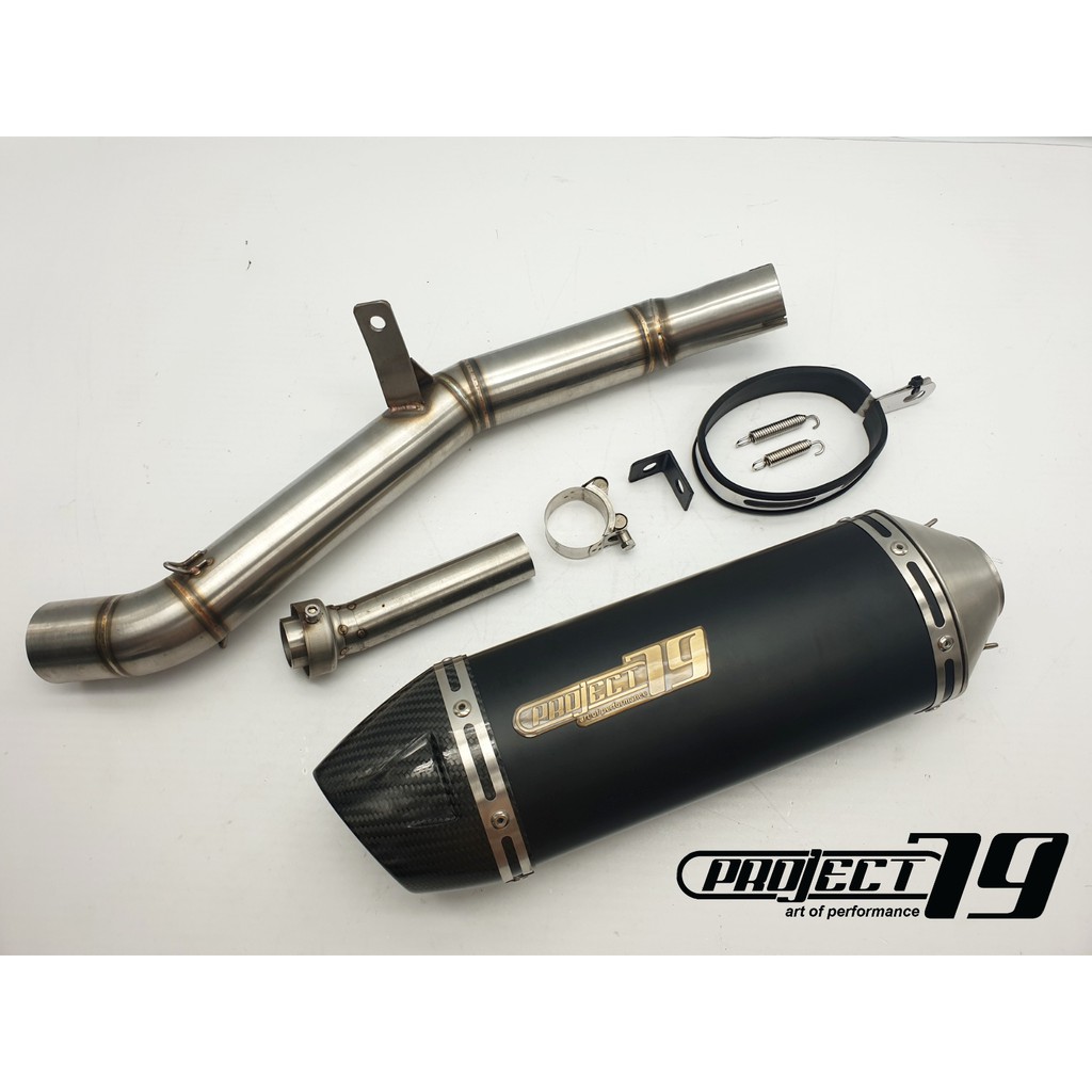 Project79 Exhaust CFMOTO 650MT Slip on Piping Muffler Stainless Steel Project 79 Accessories Motor 6