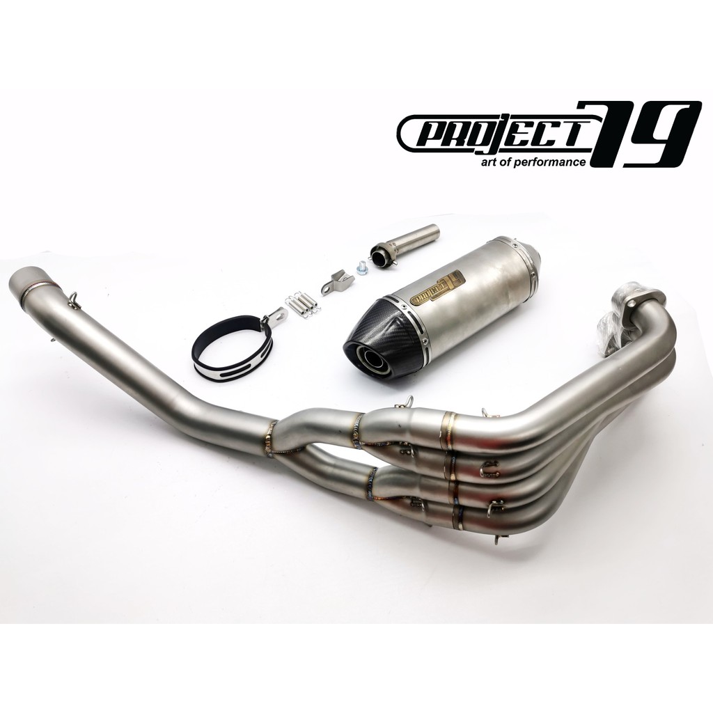 Project79 Exhaust Honda CBR650F CB650F 2014-2017 Full System Piping Muffler Stainless Steel Project 