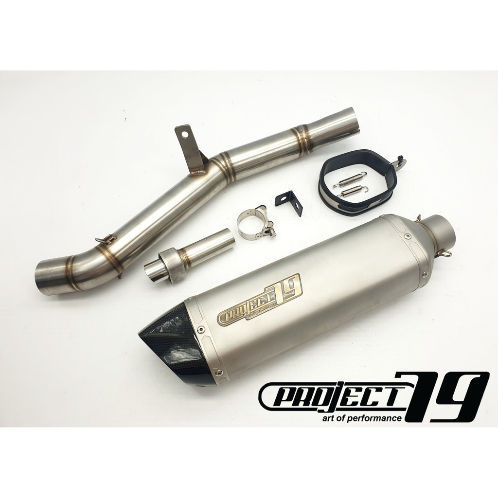 Project79 Exhaust CFMOTO 650MT Slip on Piping Muffler Stainless Steel Project 79 Accessories Motor 6