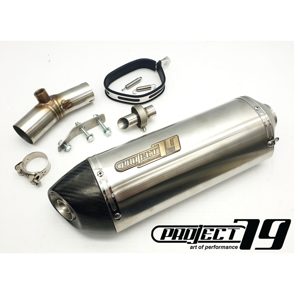 Project79 Exhaust Kawasaki VERSYS650 2007-2014 Slip On Piping Muffler Stainless Steel Project 79 QPM