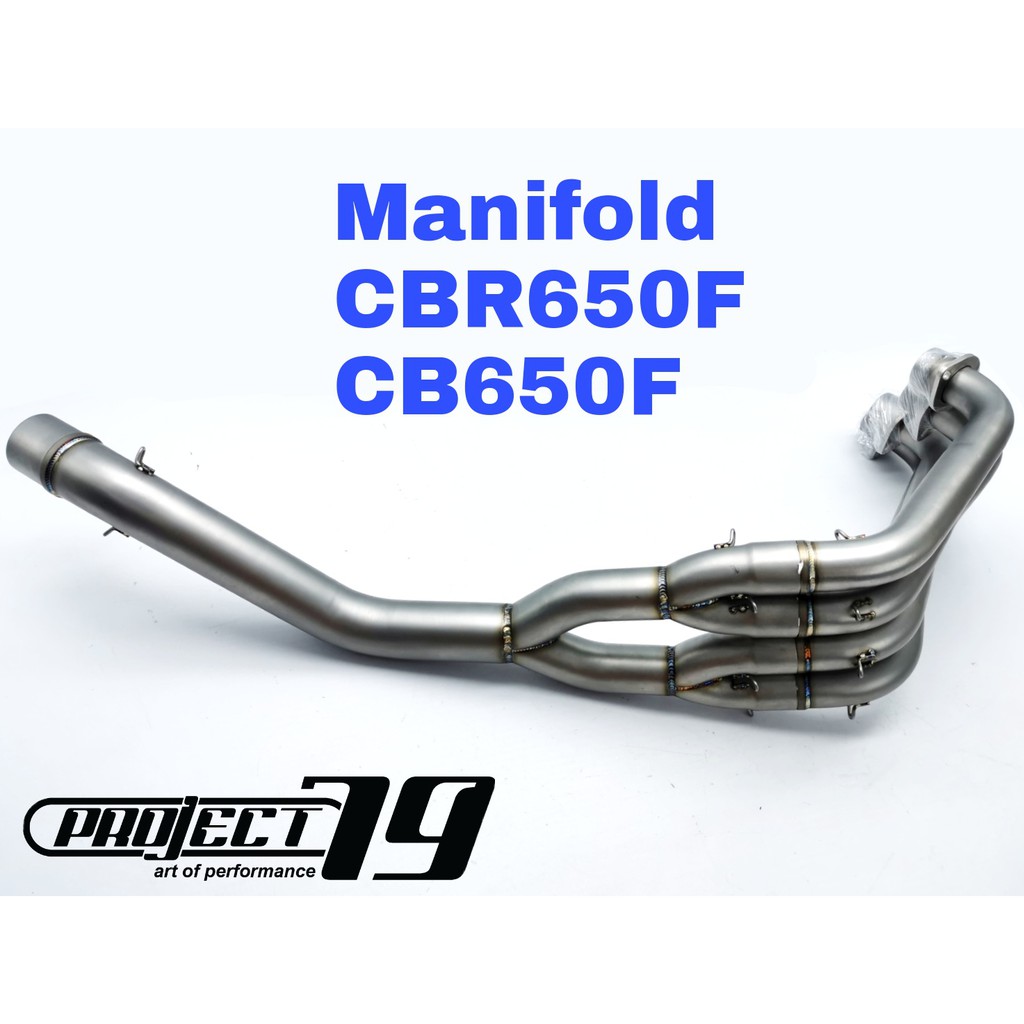 Project79 Exhaust Honda CBR650F CB650F 2014-2017 Full System Piping Muffler Stainless Steel Project7
