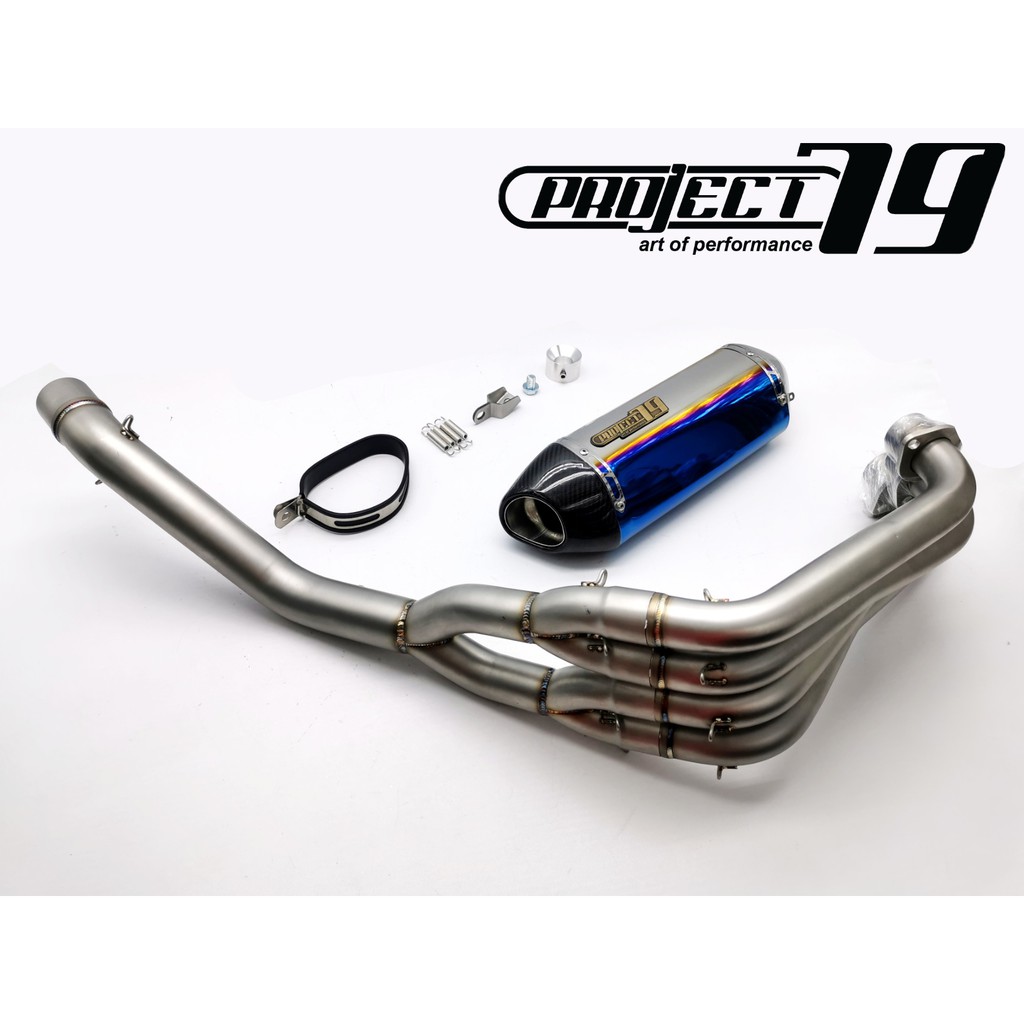 Project79 Exhaust Honda CBR650 CB650 2014-2017 Full System Piping Muffler Stainless Steel Project 79