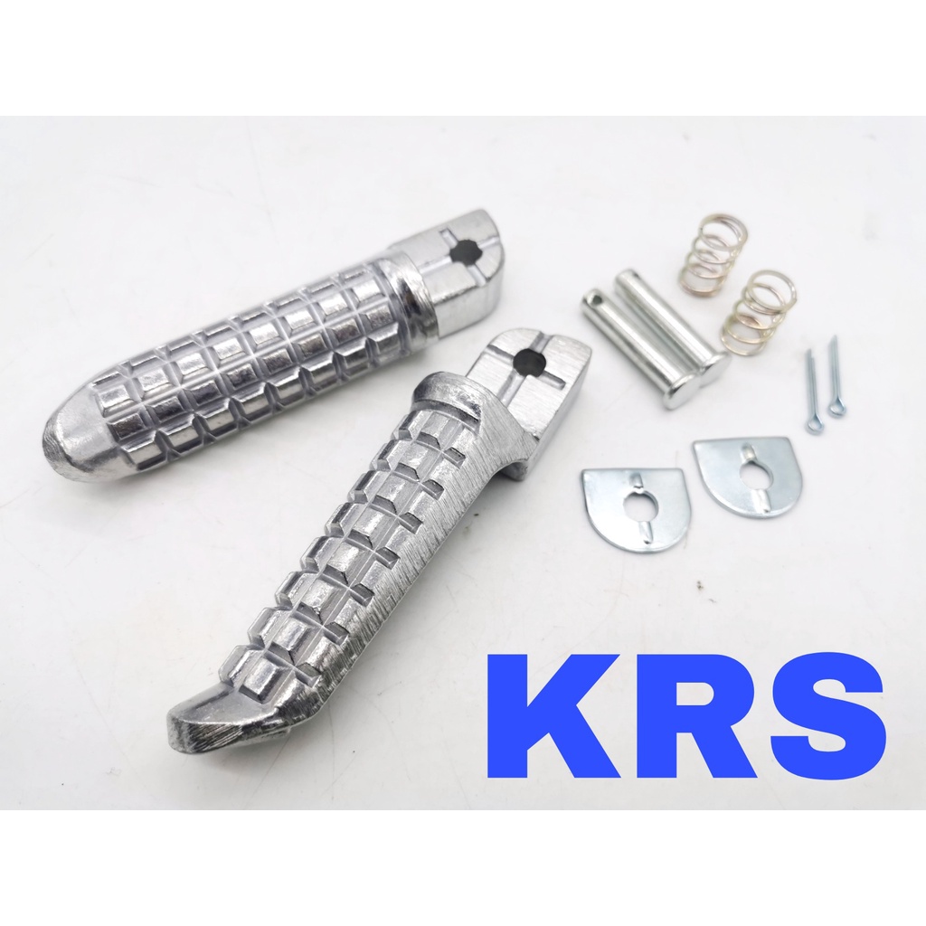 Rear Footrest Step KRSR Y110 SS2 KRISS MR1 MR2 MR3 Y125Z TZM EGO Alloy Aluminium Rubber Tapak Kaki A