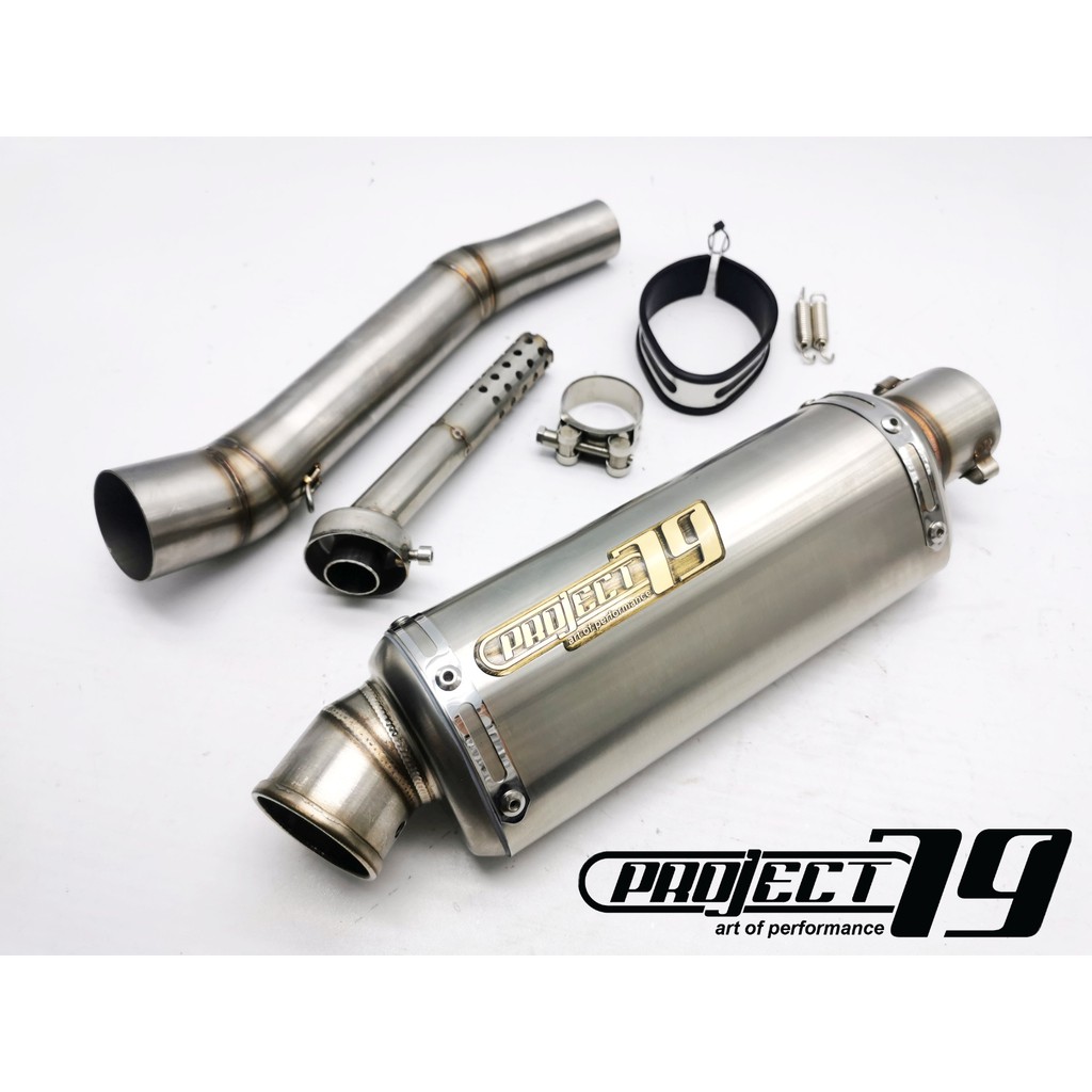 Project79 Exhaust CBR150R 2021 Slip On Piping Stainless Steel Muffler Accessories Ekzos Link Pipe Ho