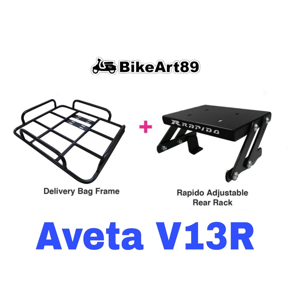 Rapido Tapak Monorack Aveta V13R Food Delivery Bag Bracket Base Transformer Accessories Motor V13 AV
