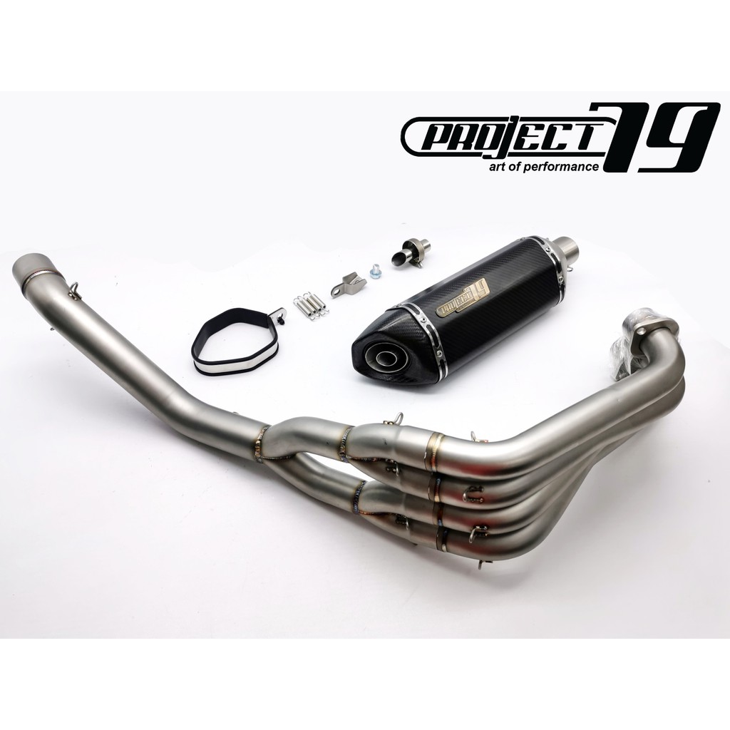 Project79 Exhaust Honda CBR650 CB650 2014-2017 Full System Piping Muffler Stainless Steel Project 79