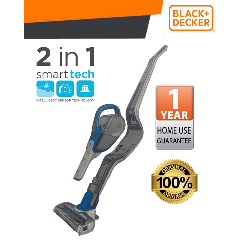 BLACK & DECKER CS1830B-B1 18V 2 IN 1 STICK VACUUM  HOUSEHOLD HANDHLED VACUUM SAFETY SAVETIME EASY US