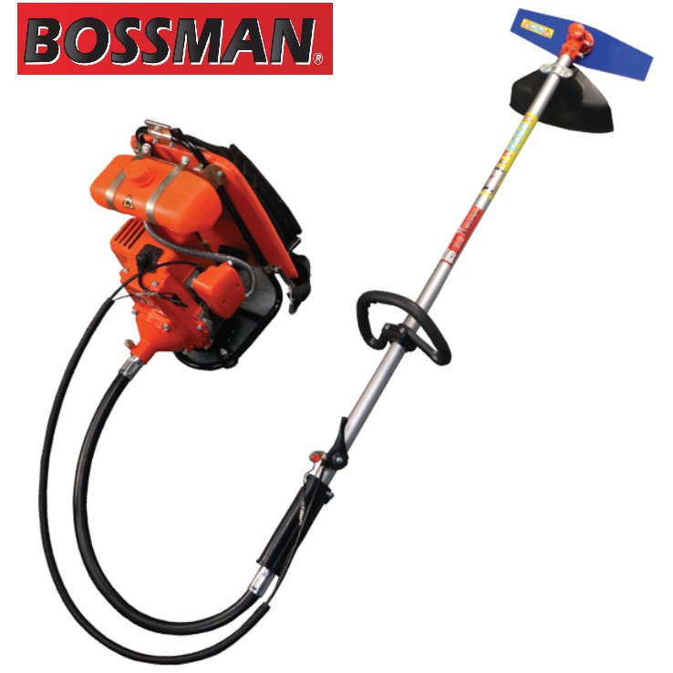 BOSSMAN Petrol Brush Cutter Knapsack Gasoline 2 Stroke Engine Backpack BBG328 / BBG-328