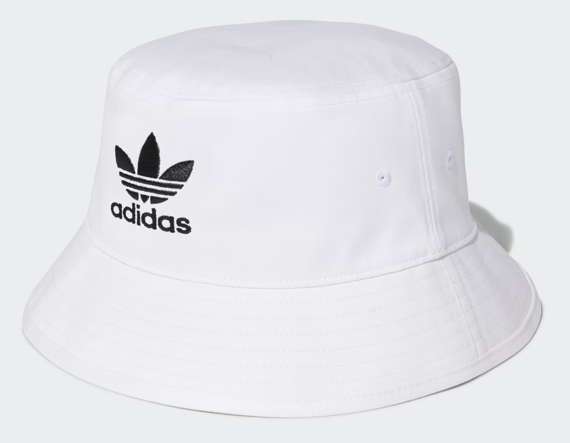[100% Authentic] Adidas Adicolor Trefoil Bucket Hat White Classic Reversible Navy Fishermat Hat FQ46