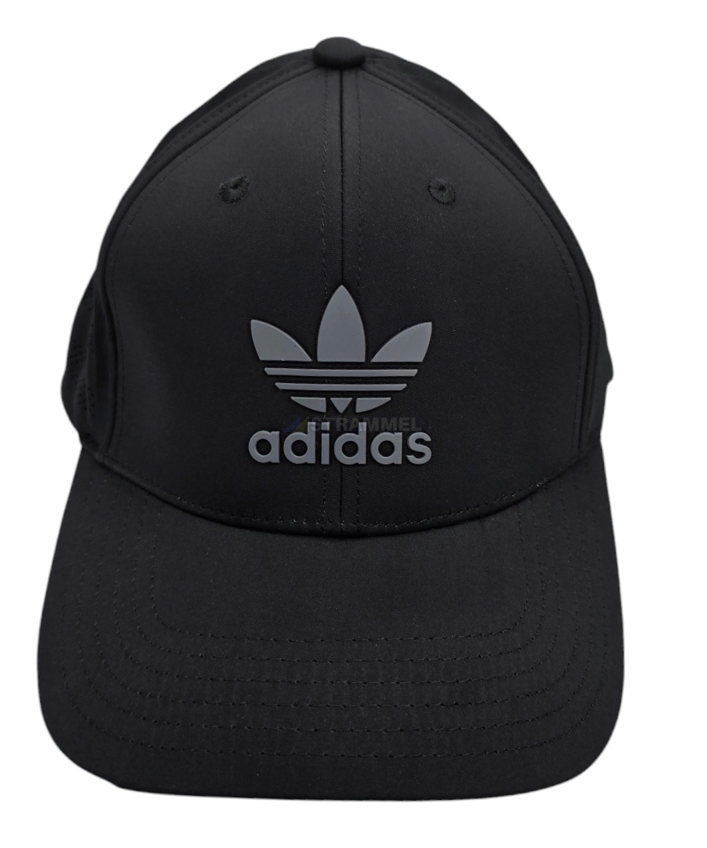 [100% Authentic] Adidas Trefoil A2L001 Black Grey Modern Adjustable Baseball Cap Hat Strapback Relax