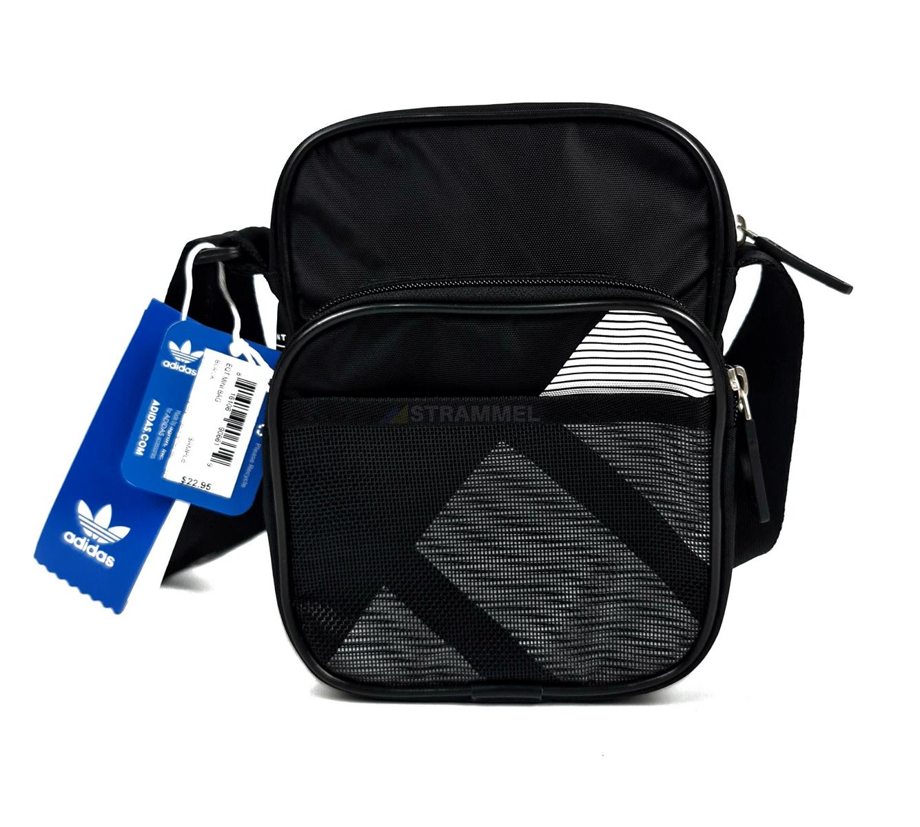 [100% Authentic] Adidas EQT ADV 91-17 Mini Bag Black Sling Shoulder Side Bag Crossbody Bag [Ready St