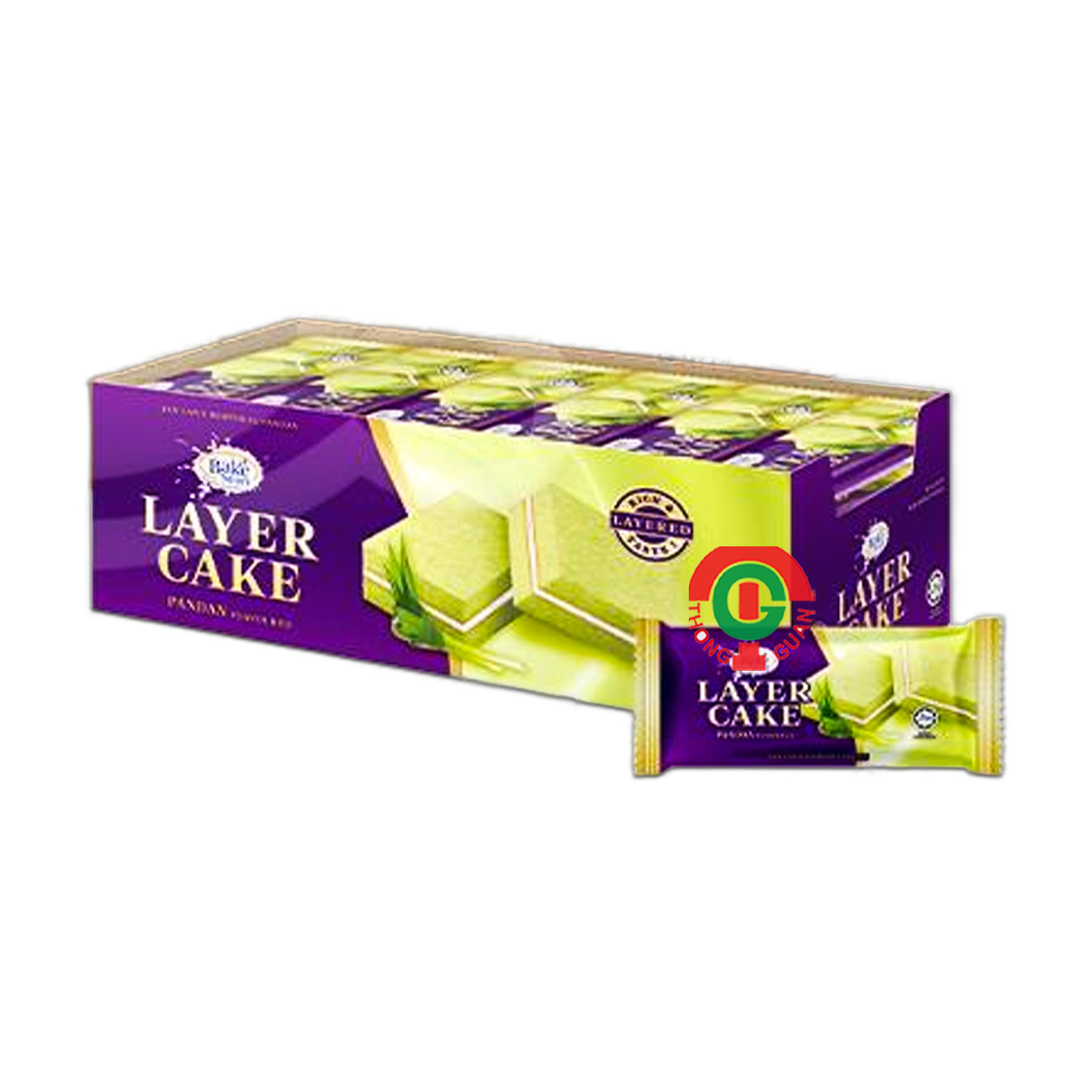 16g x 24pcs Kek Lapis Berperisa Win2 Bake Story [Asal / Bersalut Coklat Kompaun / Lemon / Pandan][Th
