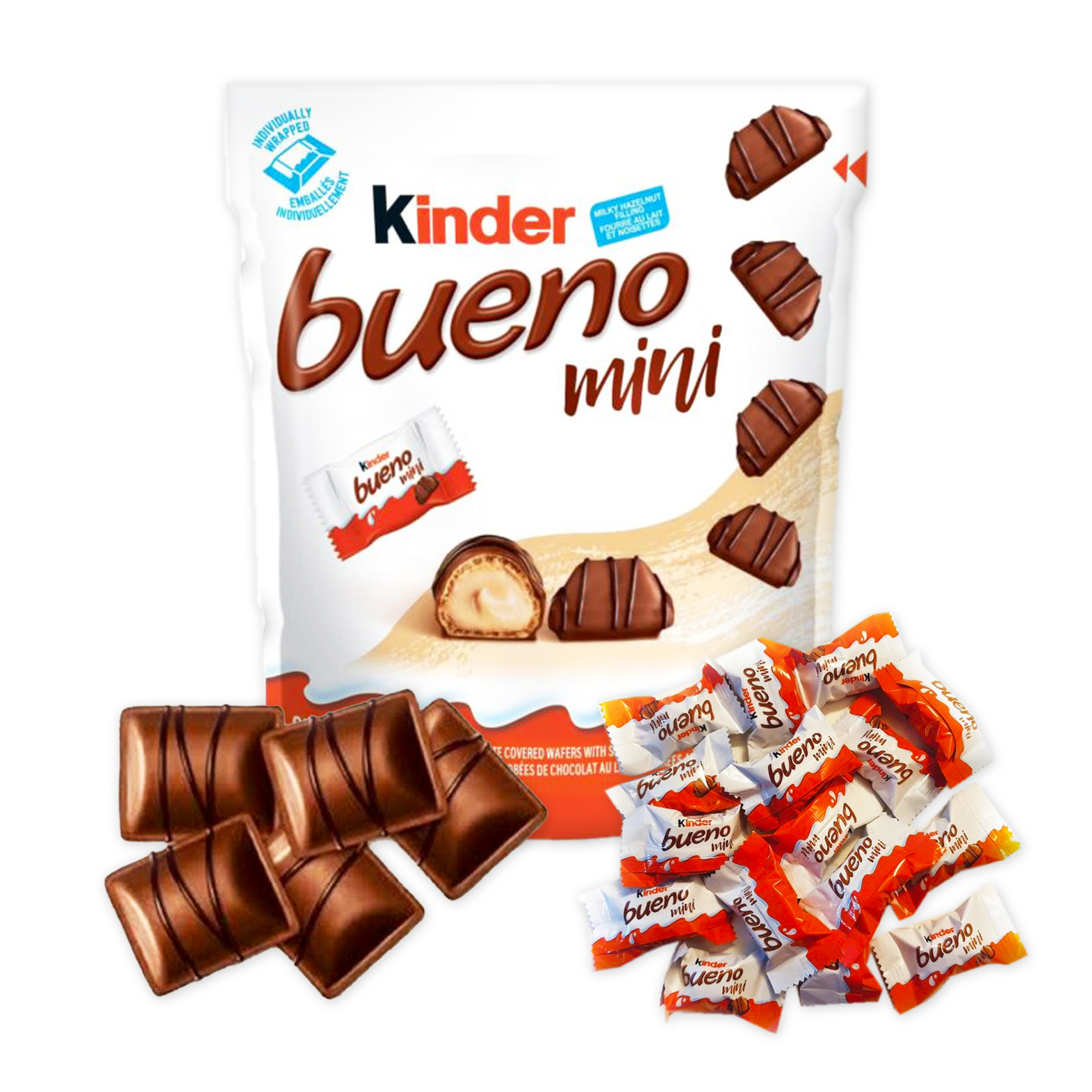 97.2g / 193.2g / 166g Kinder Bueno Mini Milk & Hazelnut Chocolate / Nutella Biscuits Filled Hazelnut