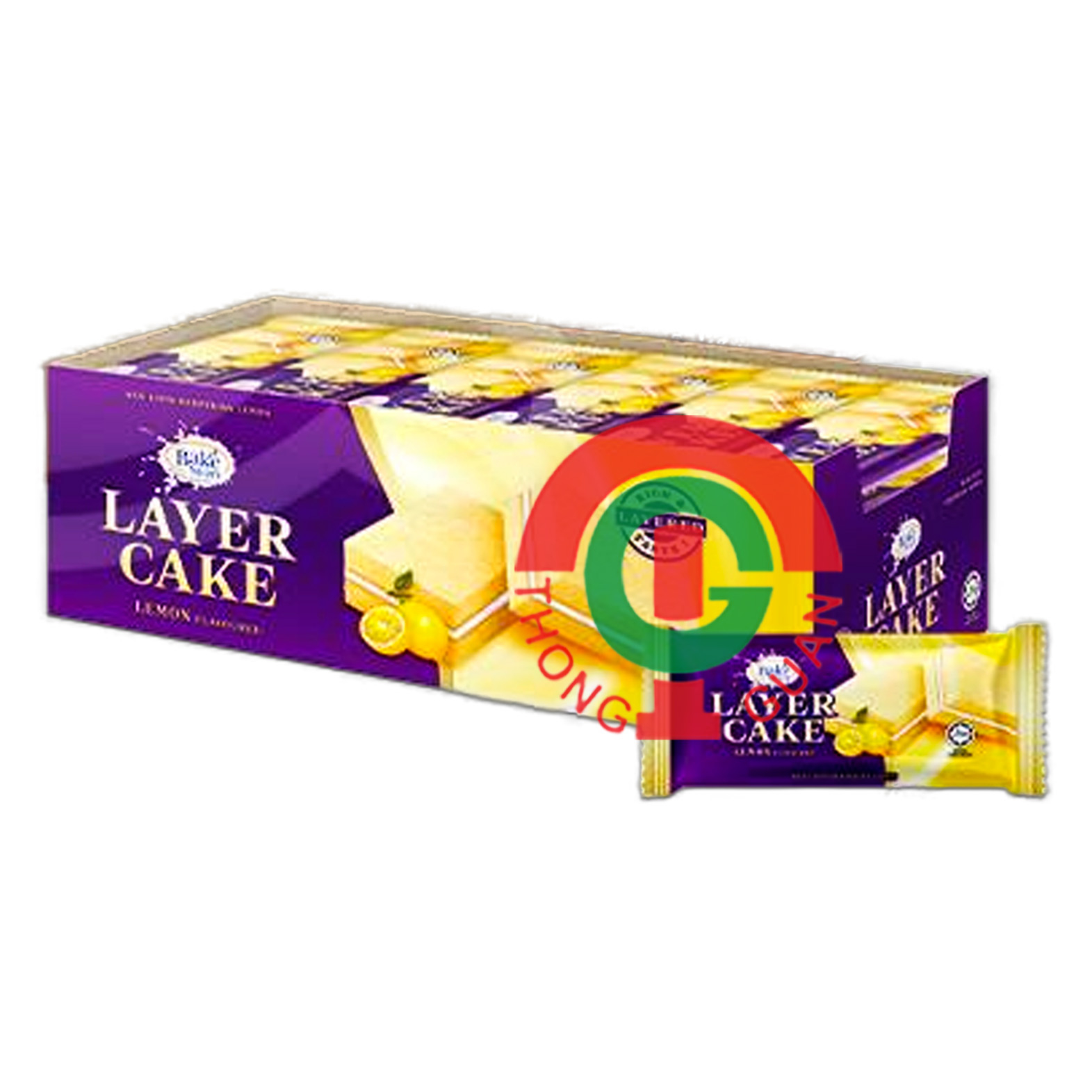 16g x 24pcs Kek Lapis Berperisa Win2 Bake Story [Asal / Bersalut Coklat Kompaun / Lemon / Pandan][Th