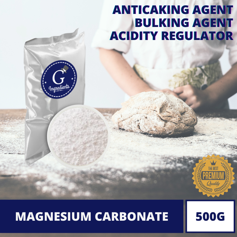 Magnesium Carbonate (Food grade, additive, anticaking agent, acidity regulator, strengthen gluten)