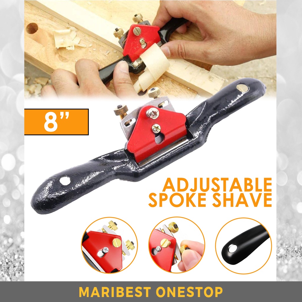8" Wood Planer Birds Planer carving Furniture Handcraft Bird Type Shave Ketam kayu Adjustable Spoke 