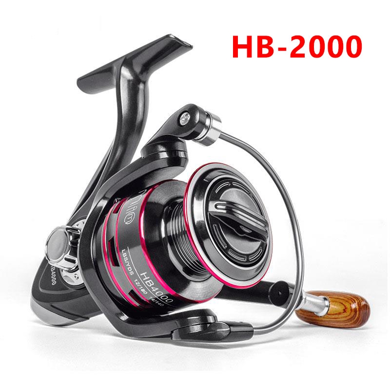 LINHUE Professional Fishing Reel HB SERIES HB500-5000 Maximum Drag 8KG 5:2:1 High Speed Spinning Ree