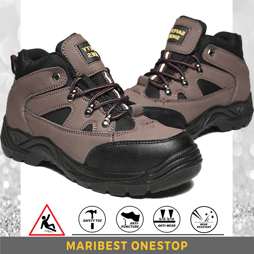 JST-1177 BREATHABLE SAFETY SHOES ANTI-SLIP ANTI-SMASHING ANTI-PIERCING OIL RESISTANT WORK SHOES FOR 