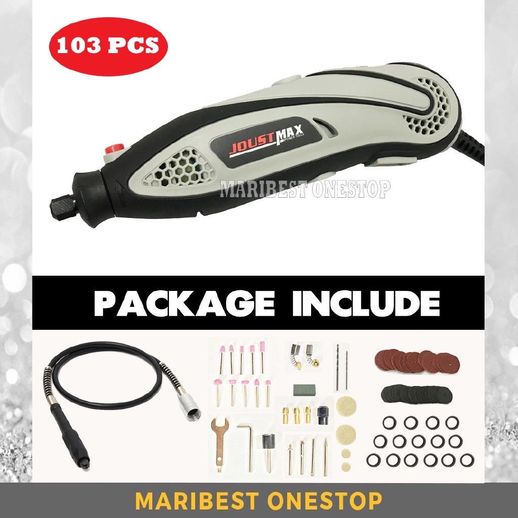 Joustmax JST71500I-B 150W 103pcs/set Electric Grinder Cutting Polishing Sanding Machine Tools